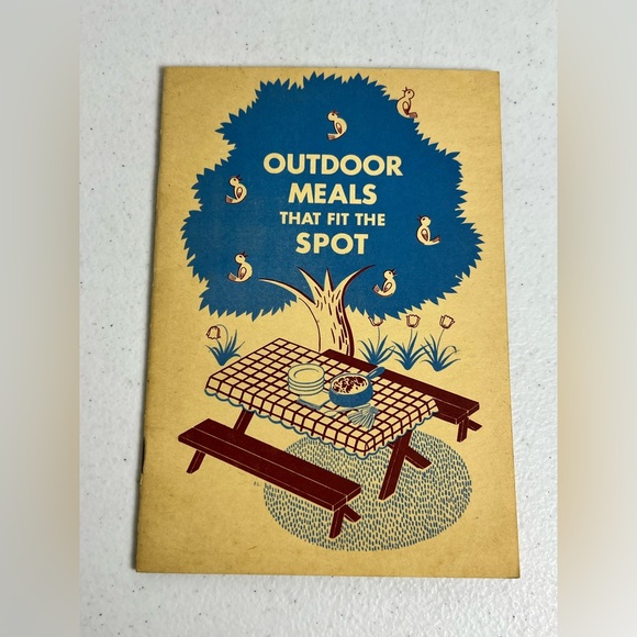 Outdoor Meals That Fit the Spot 1948 California Dairy Board Promotional Cookbook - Picture 1 of 8